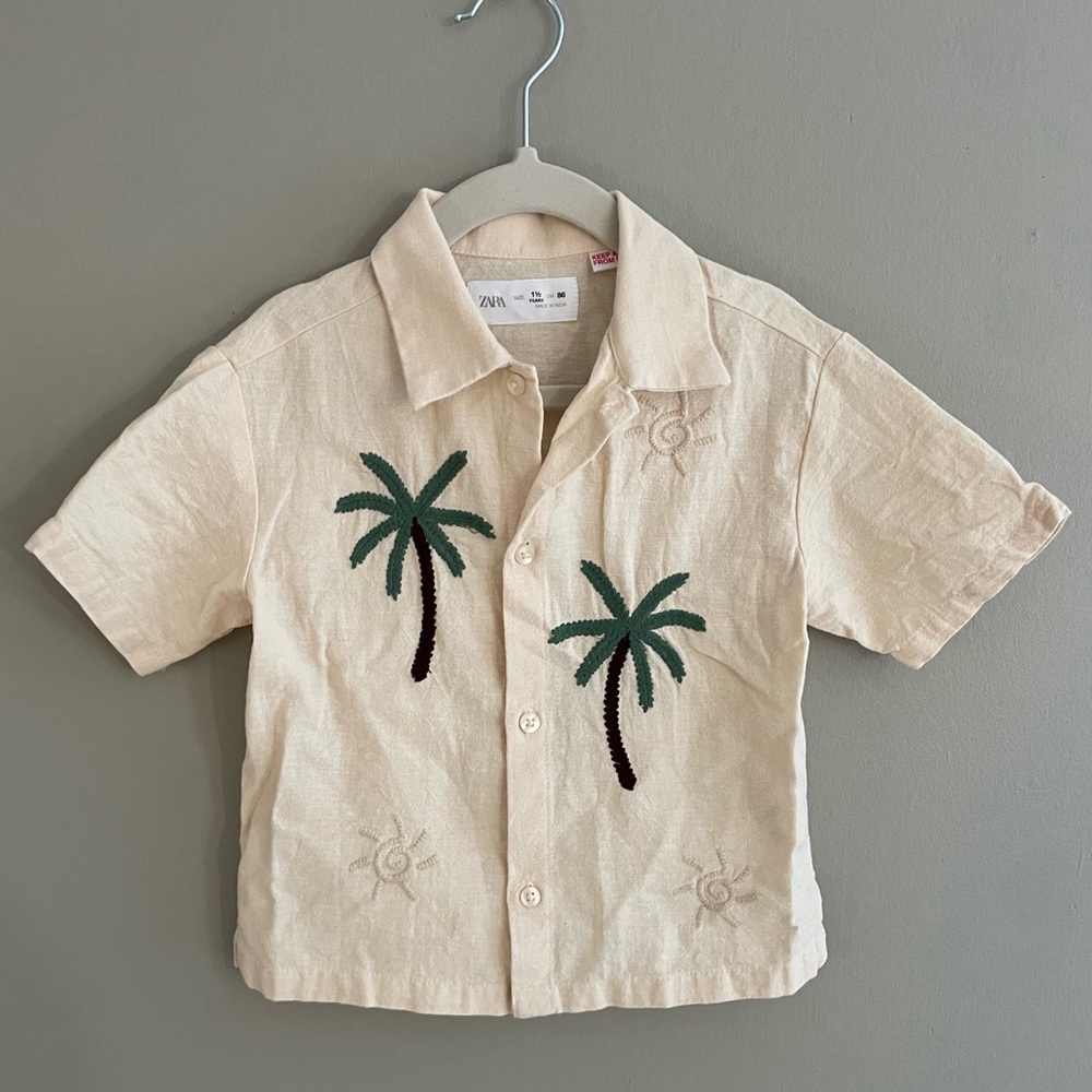Zara Linen Button Down